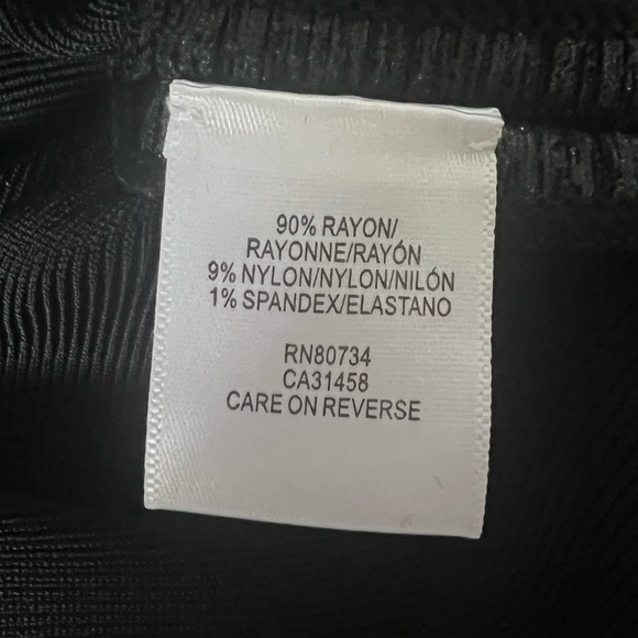 Herve Leger Authentic Y2K Vintage Women’s Metallic Black & Silver Bandage Dress - Picture 11 of 13